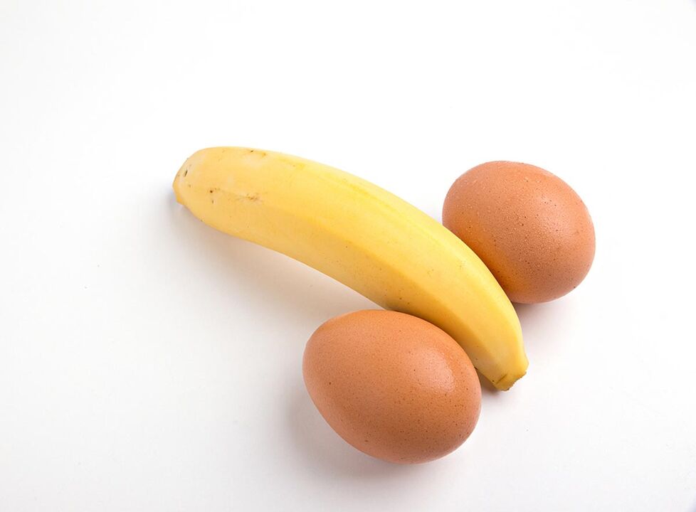 鸡蛋和香蕉增加效力